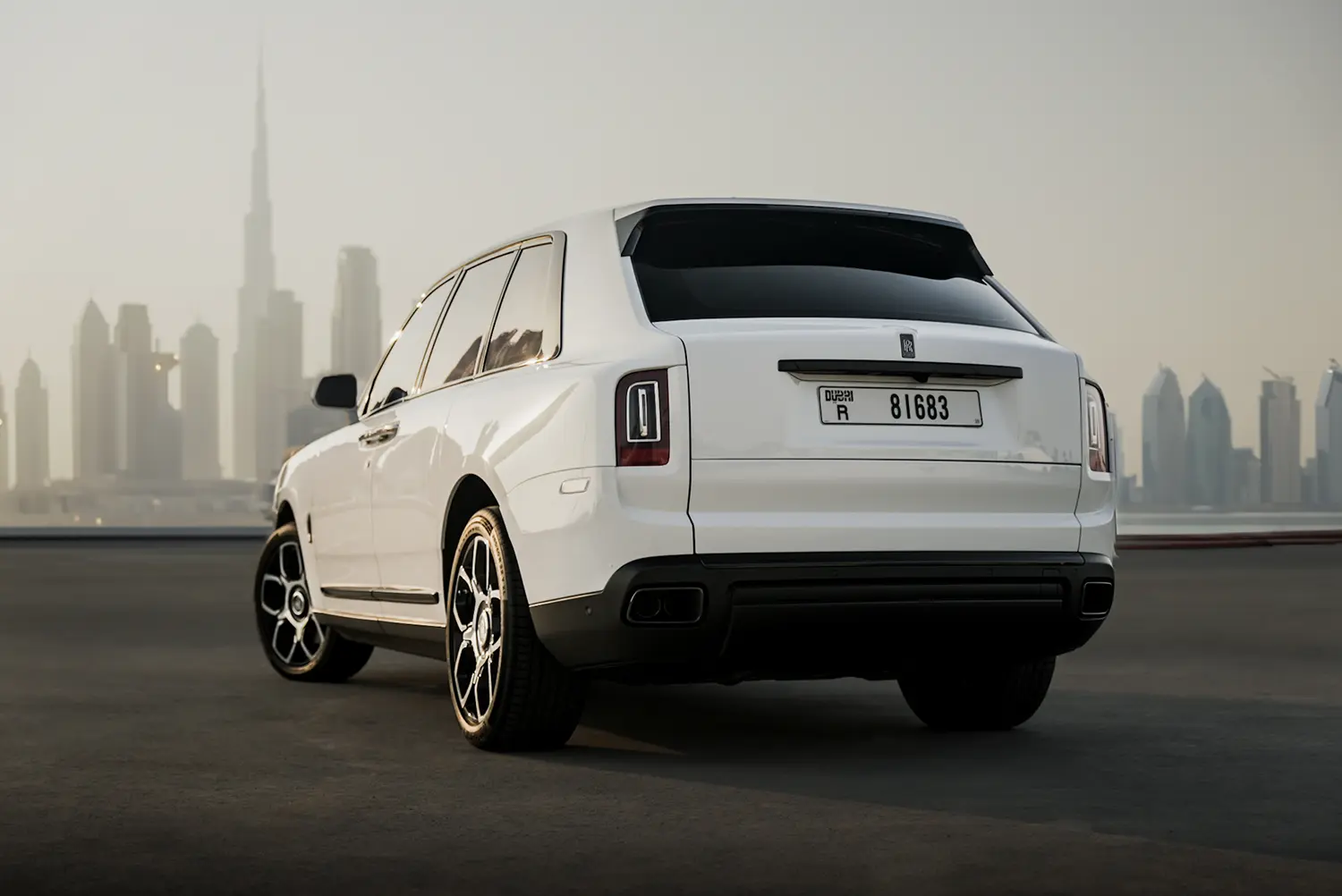 Rent Rolls Royce Cullinan Dubai - White