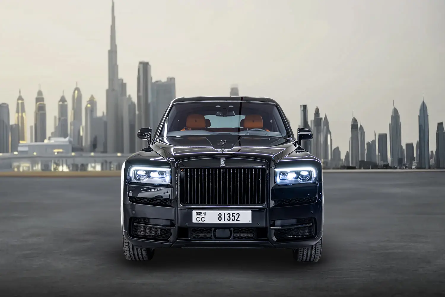 Rolls Royce Cullinan Rent Dubai - Black